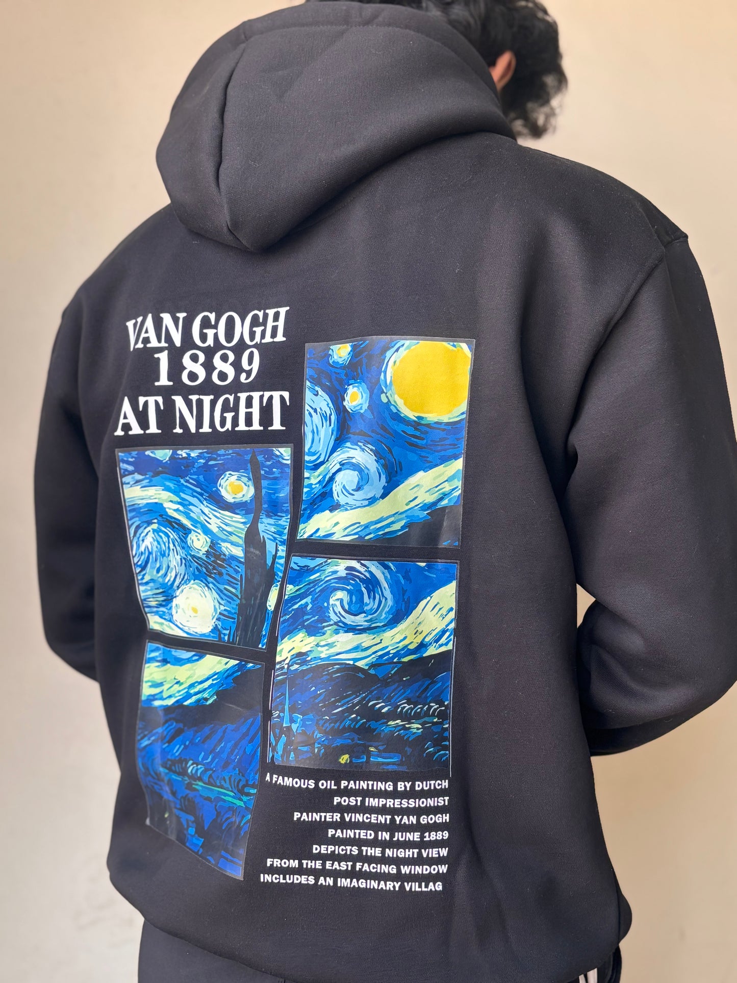 Neuko® Midnight Dimension Hoodie – Black | 400 GSM