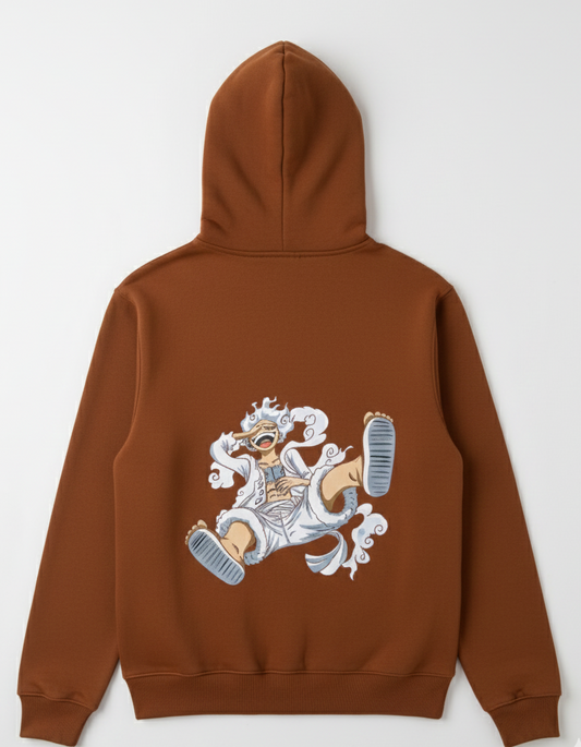 NEUKO Gear 5 Brown Oversized Hoodie – Soft, Comfy & Stylish Fit