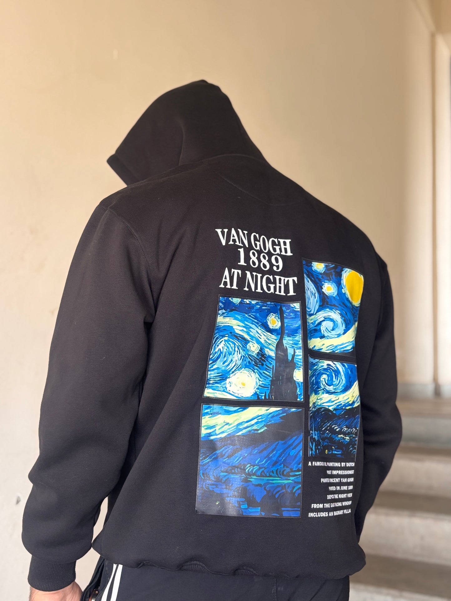 Neuko® Midnight Dimension Hoodie – Black | 400 GSM