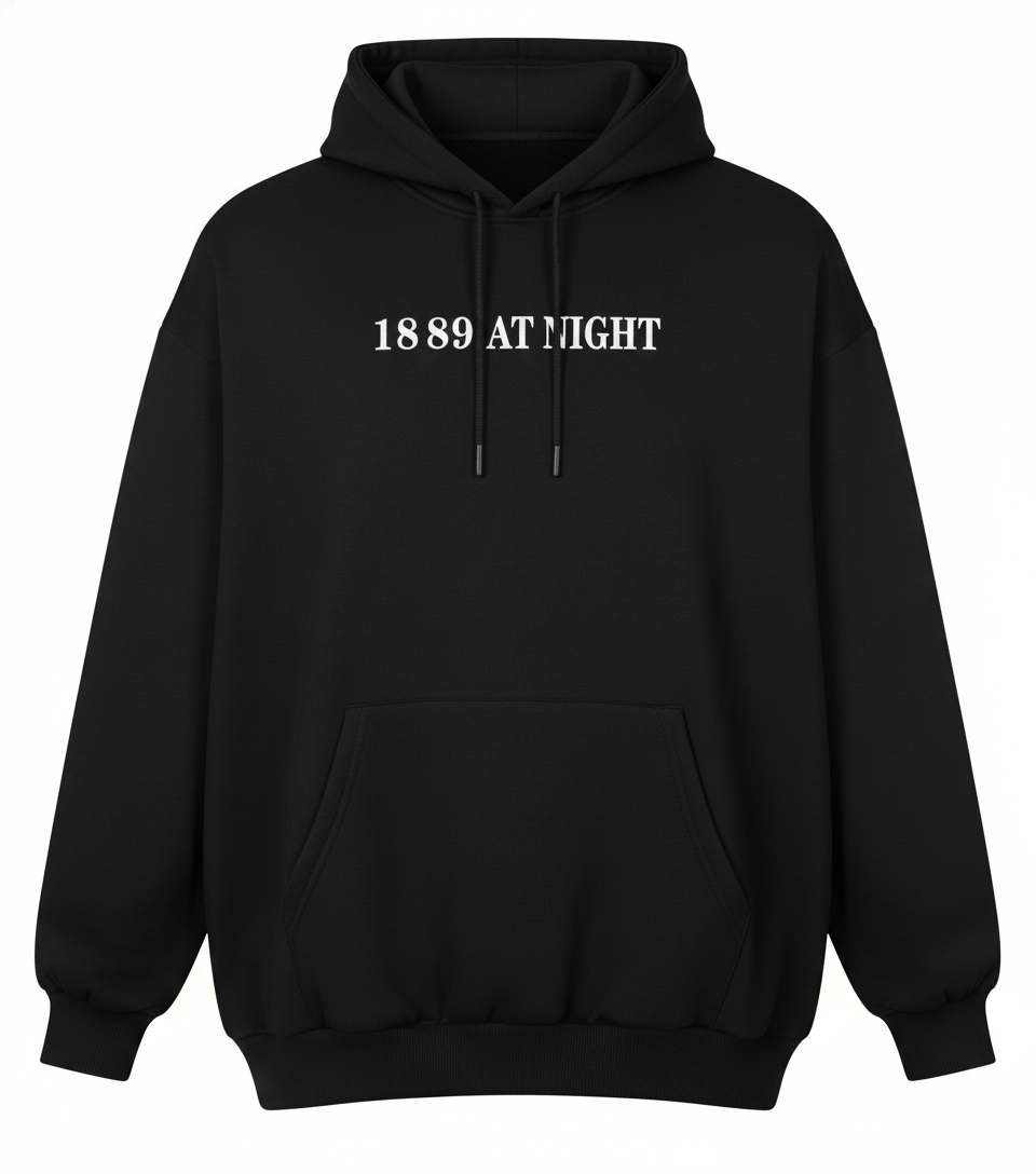 Neuko® Midnight Dimension Hoodie – Black | 400 GSM