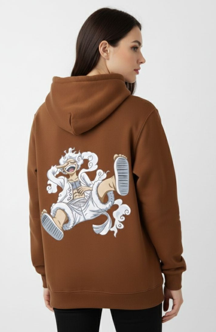 NEUKO Gear 5 Brown Oversized Hoodie – Soft, Comfy & Stylish Fit